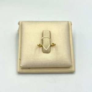 ANEL COM GOTA VAZADA COM RELEVO