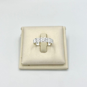 ANEL MODELO ALIANÇA DIAMANTADO RISCO DIAGONAL