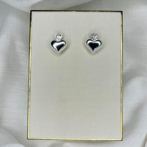 BRINCO ZIRCONIA 2 CORAÇÃO