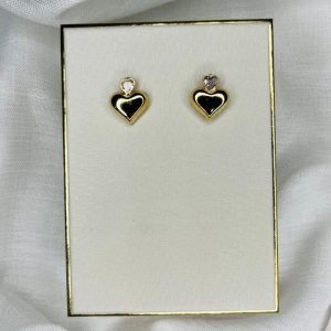 BRINCO ZIRCONIA 2 CORAÇÃO